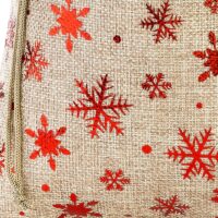 Woreczki jutowe z nadrukiem 10 x 13 cm - naturalne / gwiazdki Wszystkie produkty