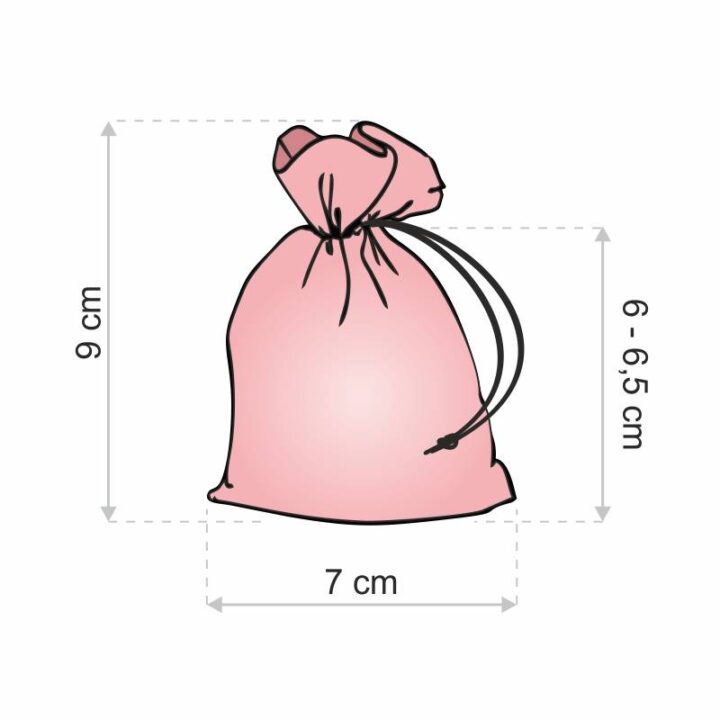 Woreczki z organzy 7 x 9 cm (SDB) - srebrne Lawenda i susz zapachowy